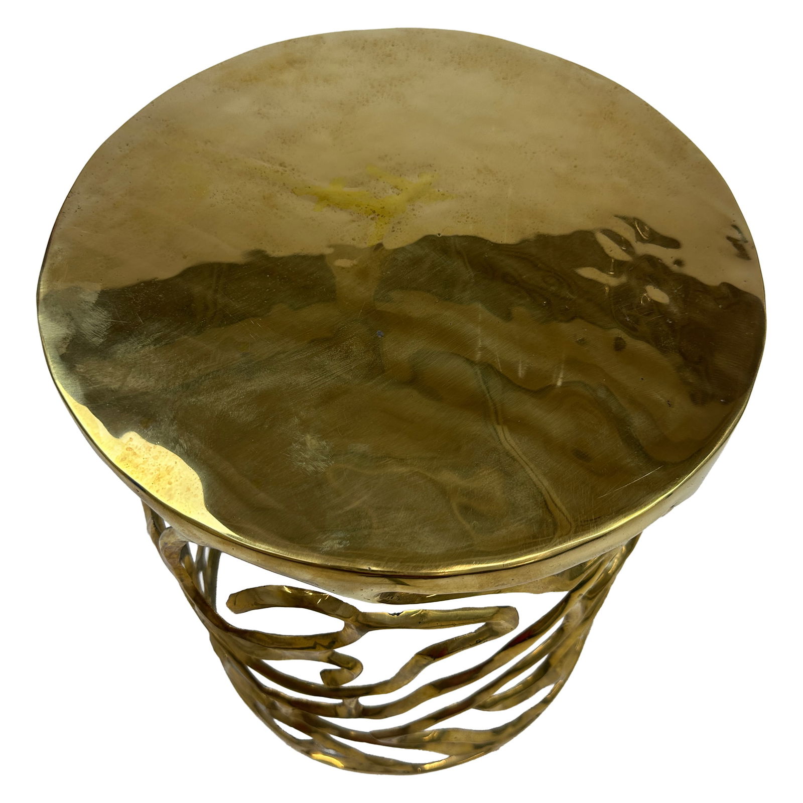Bali Brass Stool - 5