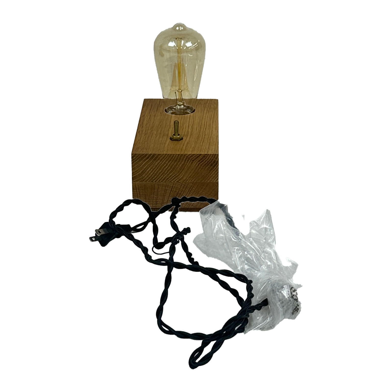 Oak Box Lamp: Maker: Organic Modernism Title: Oak Box Lamp Material: Oak Style: Mid-Century Modern, Contemporary Design Description: The Oak Box Lamp showcases minimalist craftsmanship and natural beauty. Made fro