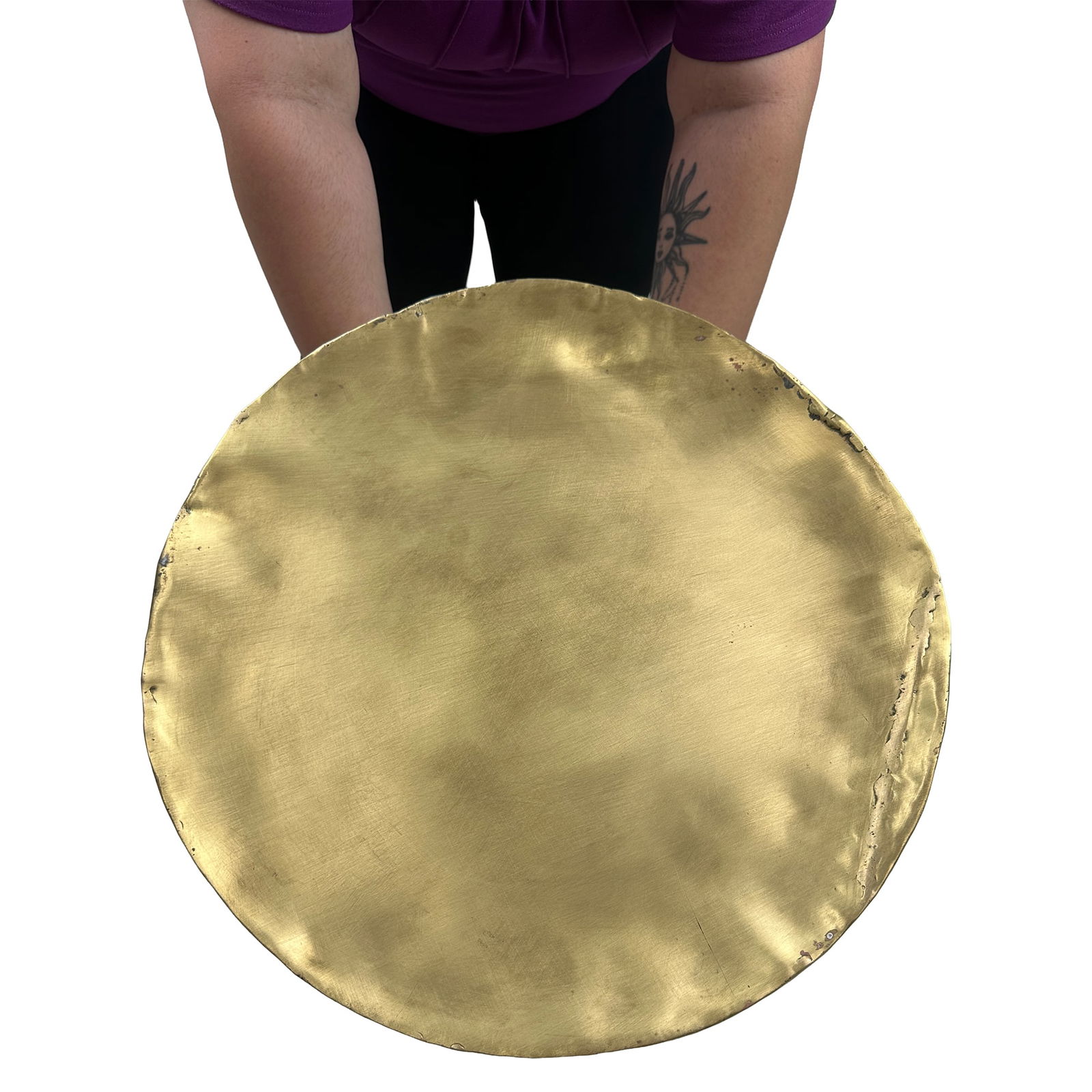 Brass Drum Stool - 2