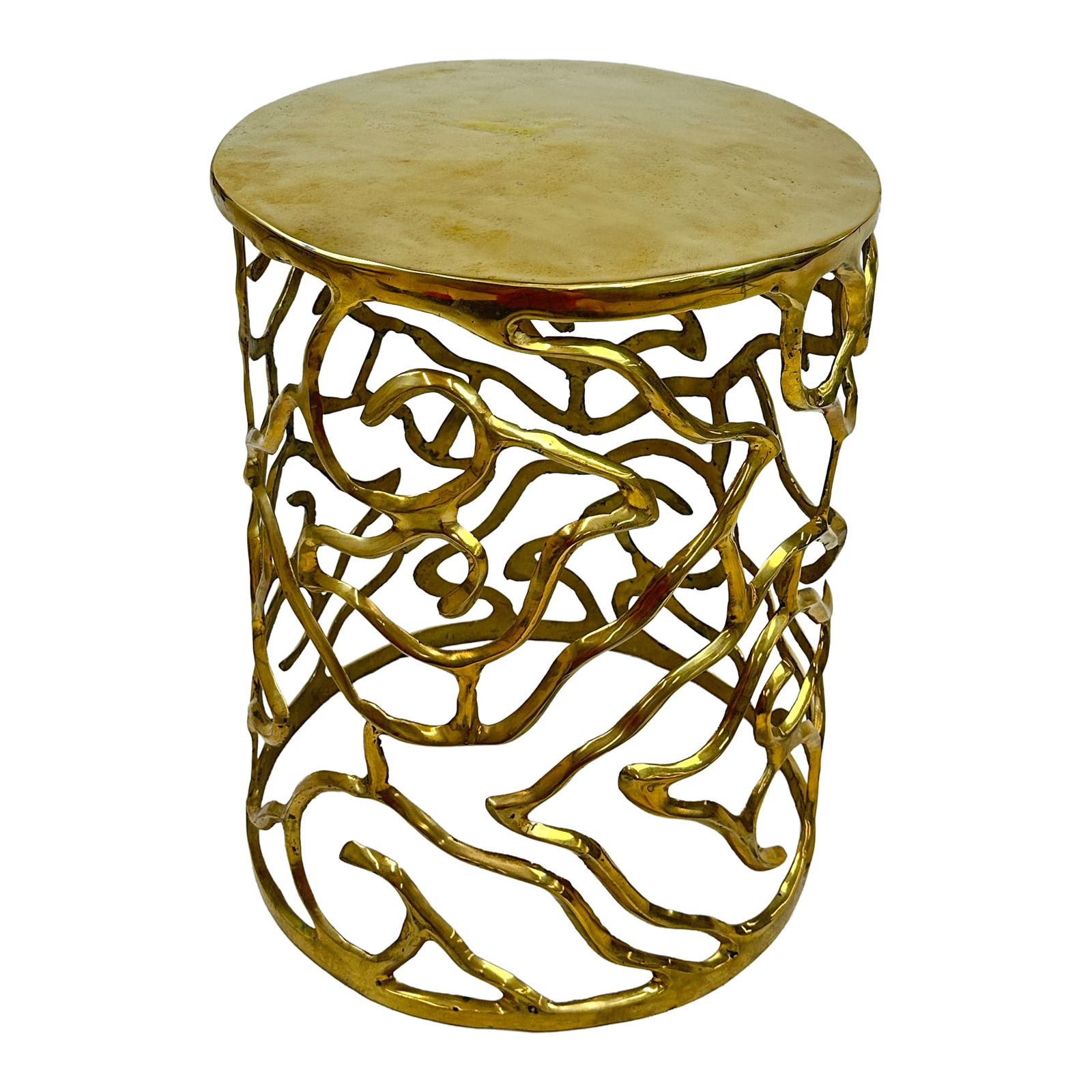 Bali Brass Stool - 3