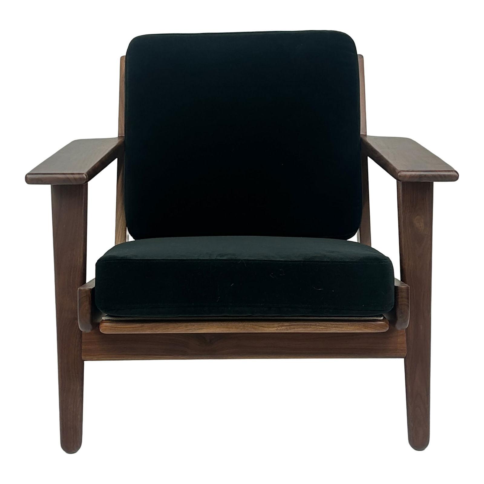 Milton Lounge Chair: Maker: Organic Modernism Title: Milton Lounge Chair Style: Mid-Century Modern, Contemporary Design Description: The Milton Lounge Chair embodies timeless mid-century design with a warm, contemporary t