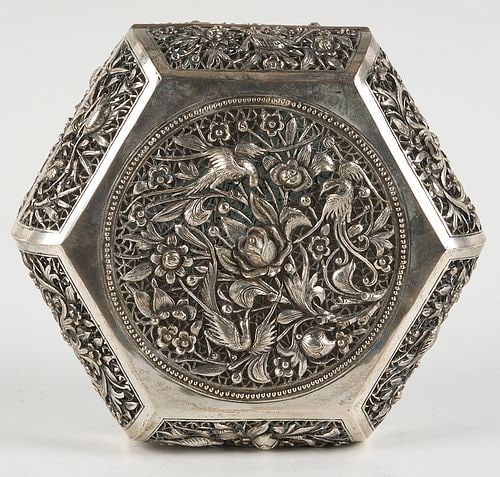 Chinese Export Silver Box - 2