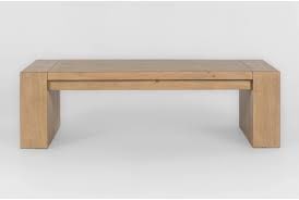 Solid Wood Coffee Table: A handcrafted oak coffee table with a natural finish and modern design.