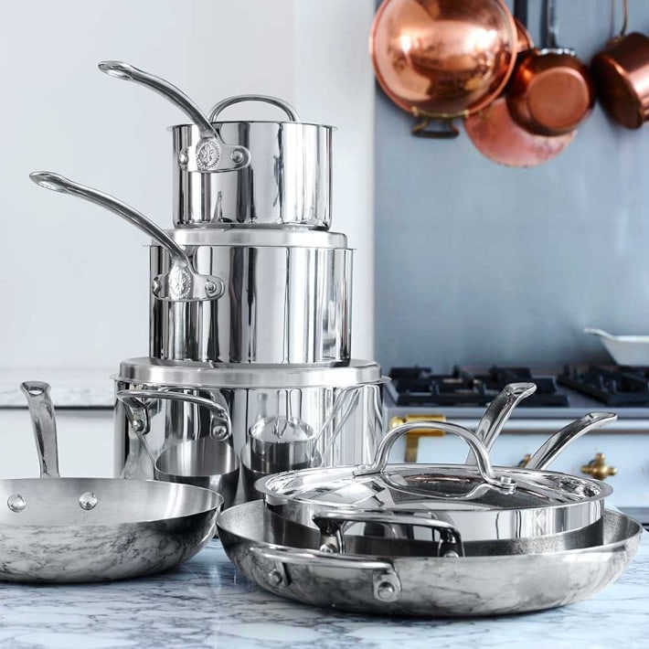 Stainless Steel Cookware Set - 3