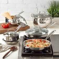 Stainless Steel Cookware Set - 4