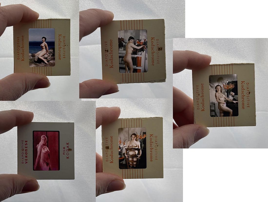 Nude Risque Kodachrome 35mm Slides