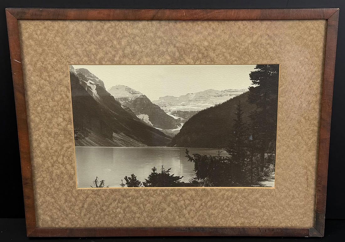 Lake Louise Banff National Park Canada Photo: 12 3/4" by 16 5/8" framed.