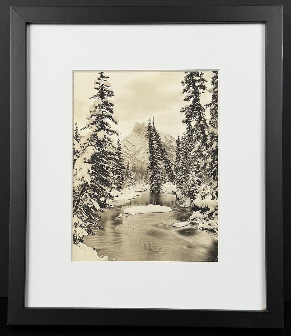 Mount Rundle Banff National Park Photo: 12" by 14" framed.