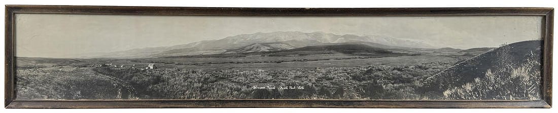 Winscom Ranch North Park Colorado Panoramic Photo: 9" by 49" framed.