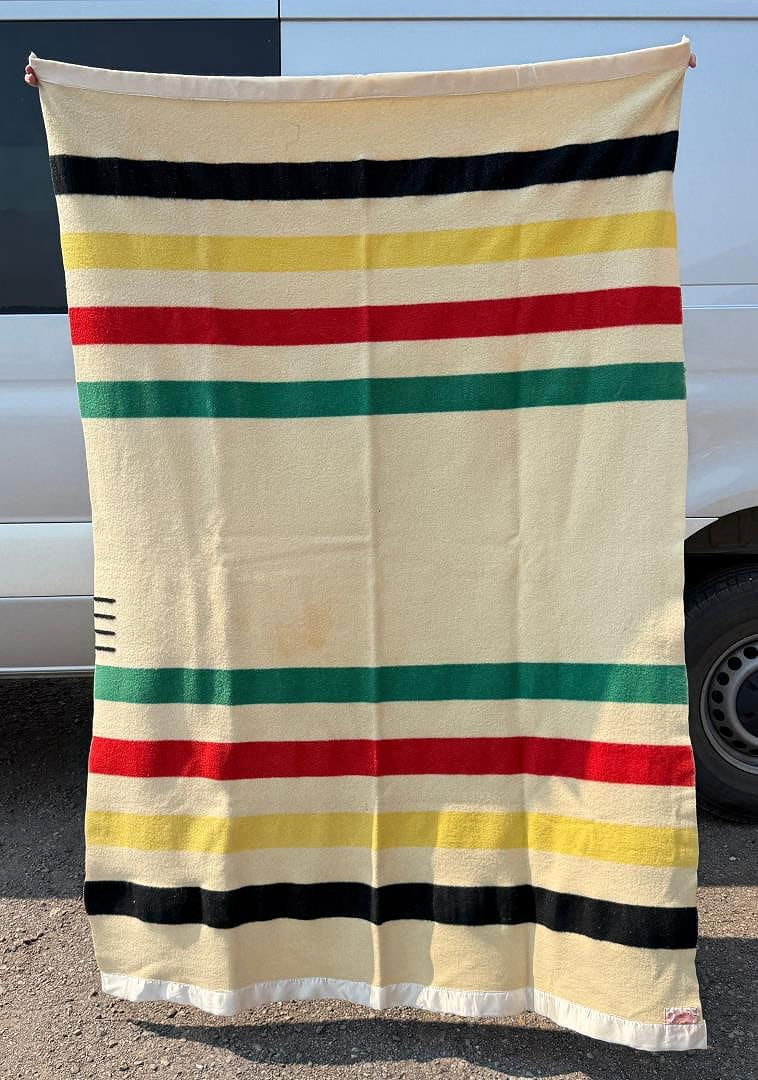 Pendleton Glacier National Park Wool Blanket: 52" by 75".