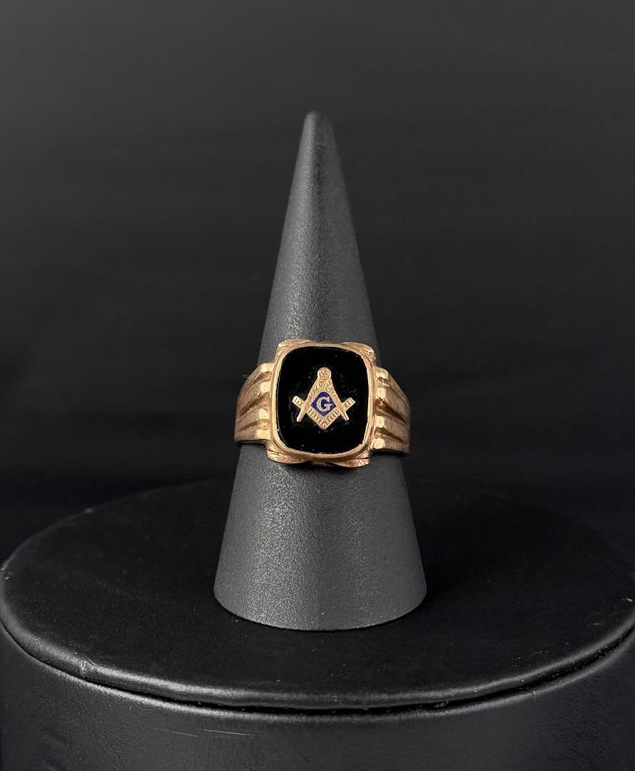 10k Gold Masonic Ring
