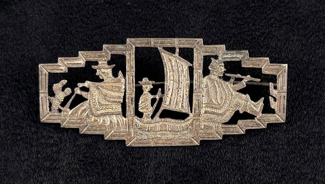 Peruvian Sterling Silver Brooch