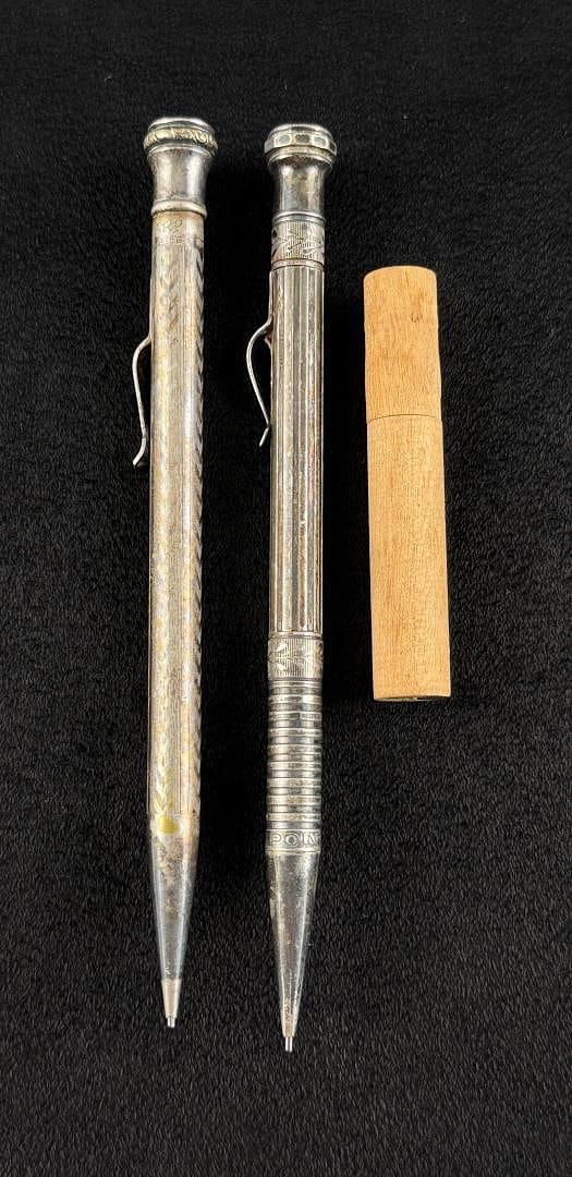 Sterling Silver Eversharp Mechanical Pencils: 42.86 grams.