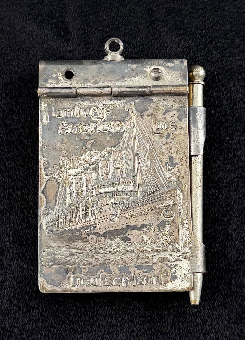 Hamburg American Line Steamship Notepad: 2" by 3"