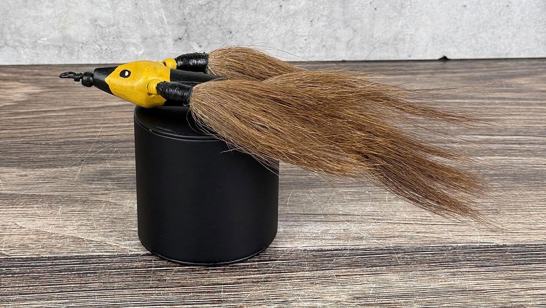Custom Made Mouse Fishing Lure: Nicely made.