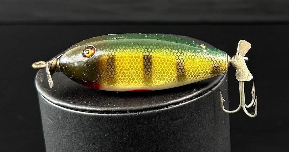 Creek Chub Injured Minnow Fishing Lure: Nice example.