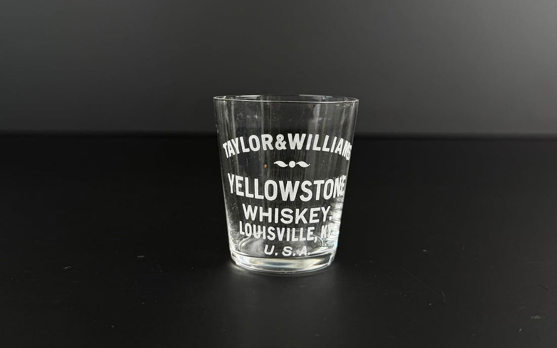 Taylor & Williams Yellowstone Whiskey Shot Glass: Nice example.