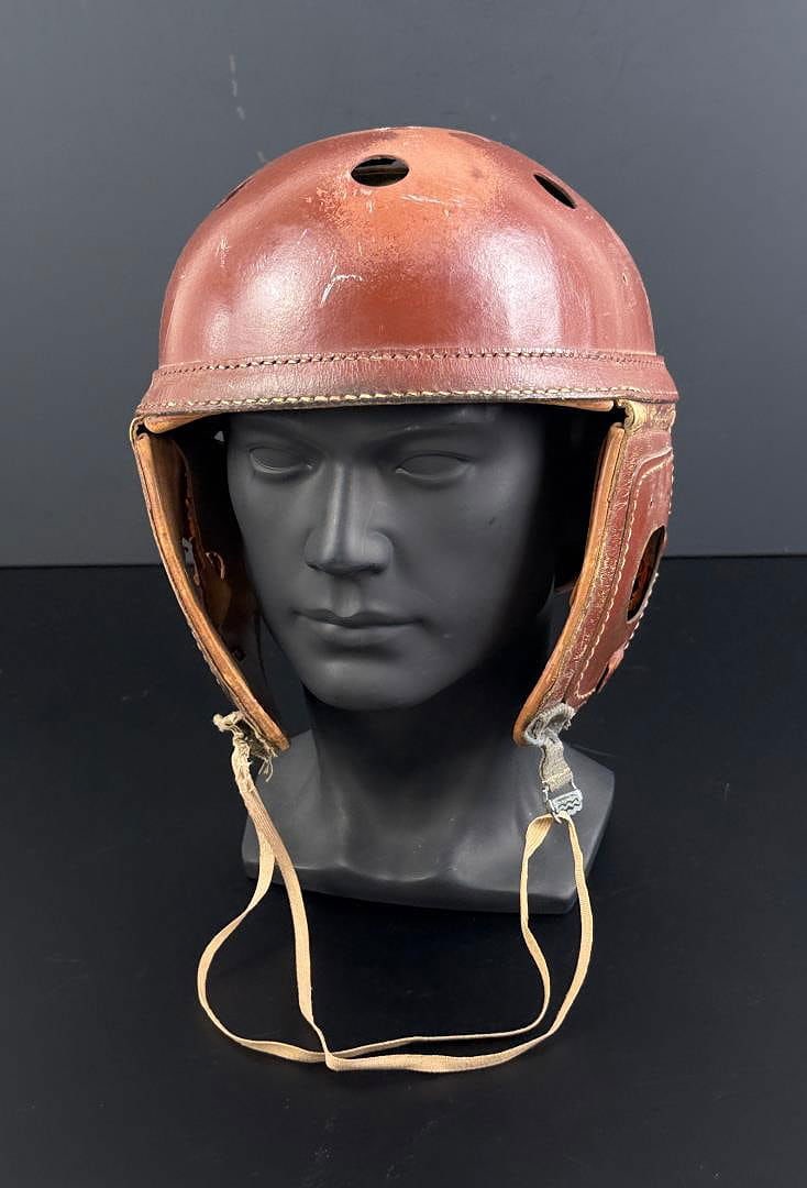 Wilson Athletic Goods Leather Football Helmet: Size 7 1/4