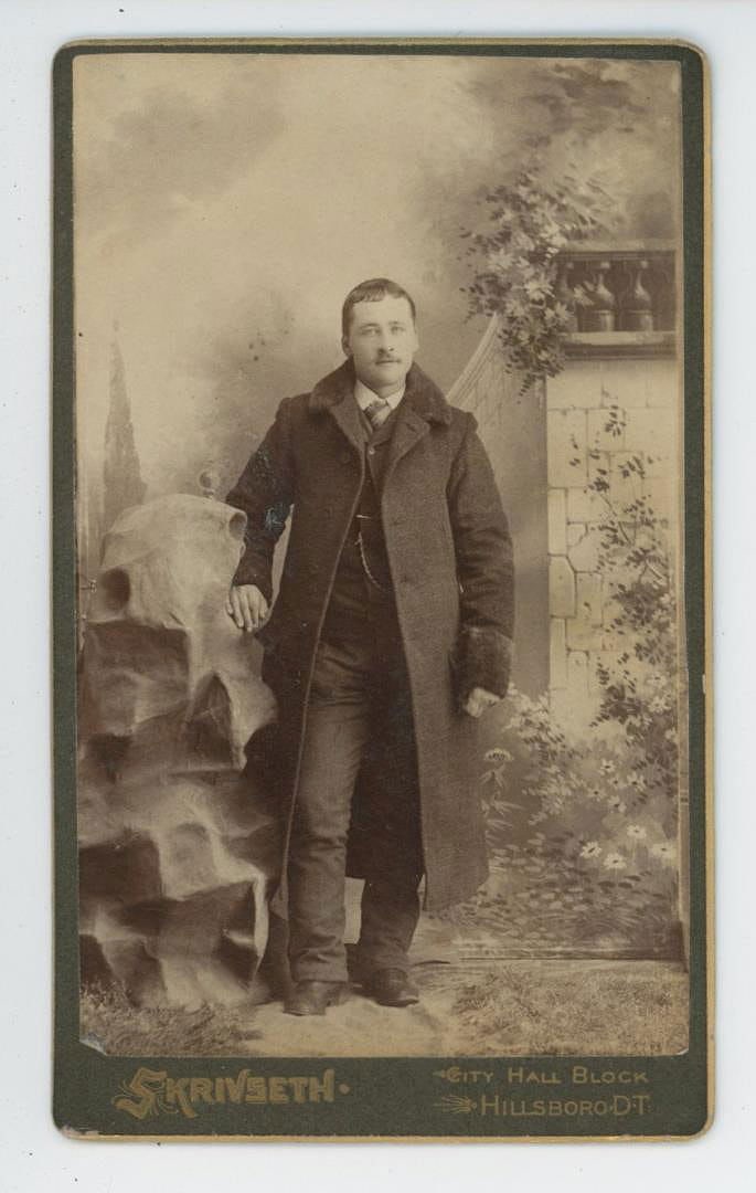 Skrivseth Hillsboro Dakota Territory CDV Photo: 2 1/2" by 4"
