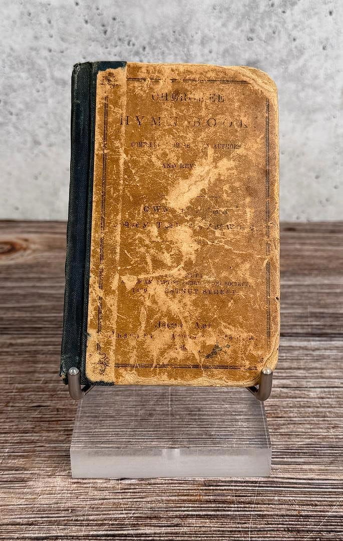 Cherokee Hymn Book Indian Language Prayer Book: The American Baptist Publication Society. 1870s
