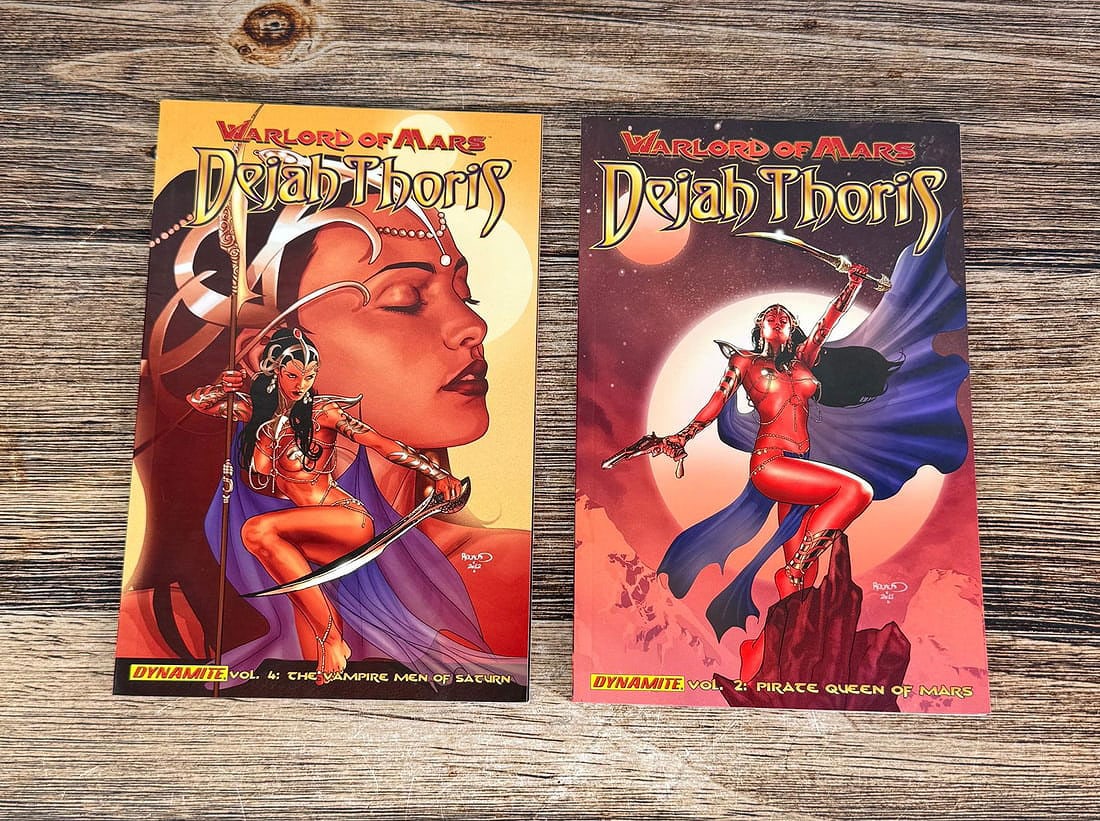 Warlord of Mars Dejah Thoris Erotic Comics: Dynamite entertainment. 2012. Vol 2 & 4