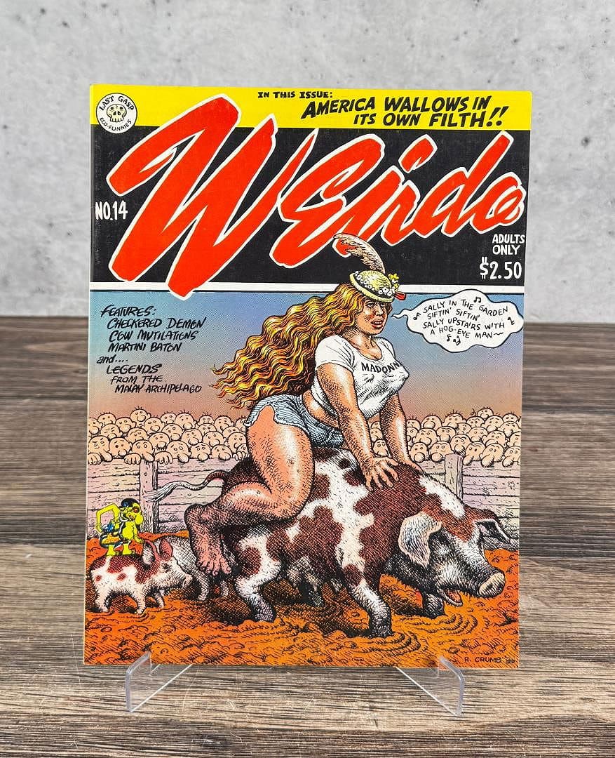 Weirdo Number 14 Erotic Adult Comic: Last Gasp Eco-Funnies.