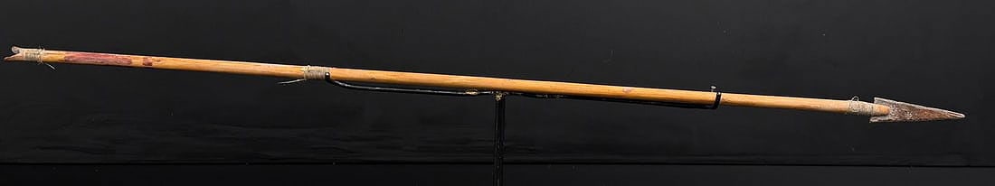 Native American Indian Arrow: Measures 24 3/4" long. Second Half of the 19th Century.