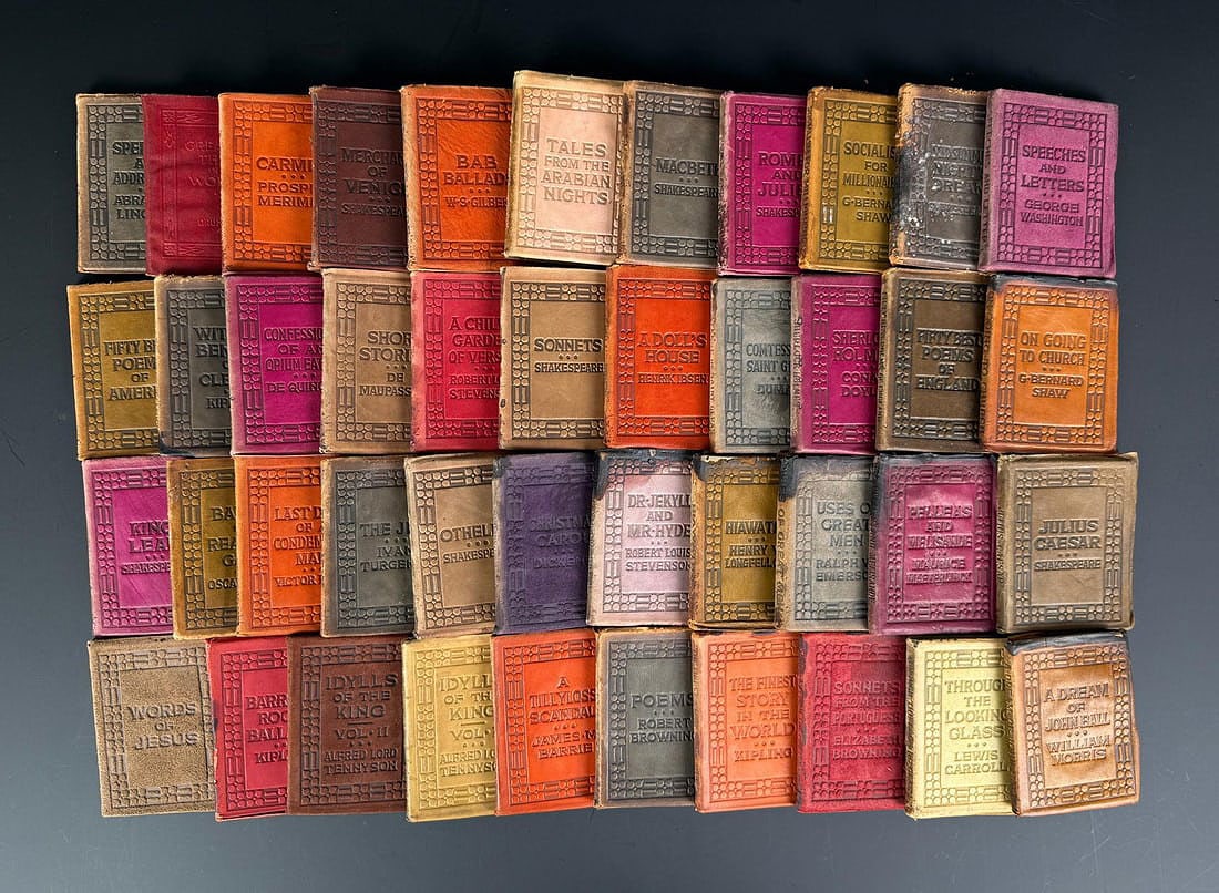 Lot of Little Leather Library Books: 43 total