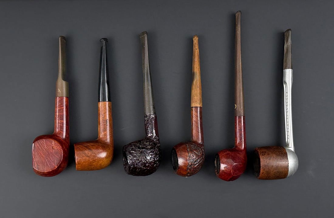 Collection of Estate Tobacco Pipes: Nice grouping.