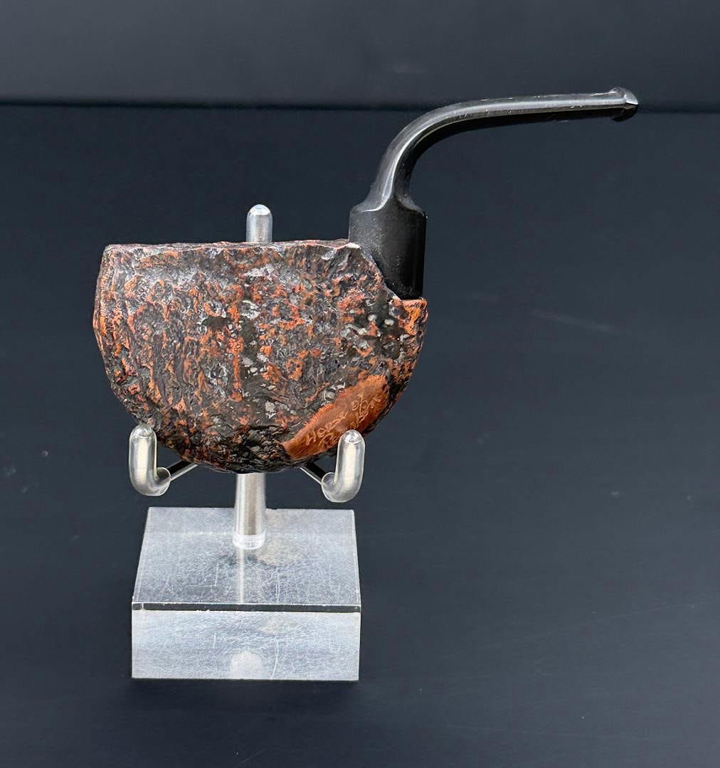 Peterson Estate Briar Tobacco Pipe: 3 7/8" long.