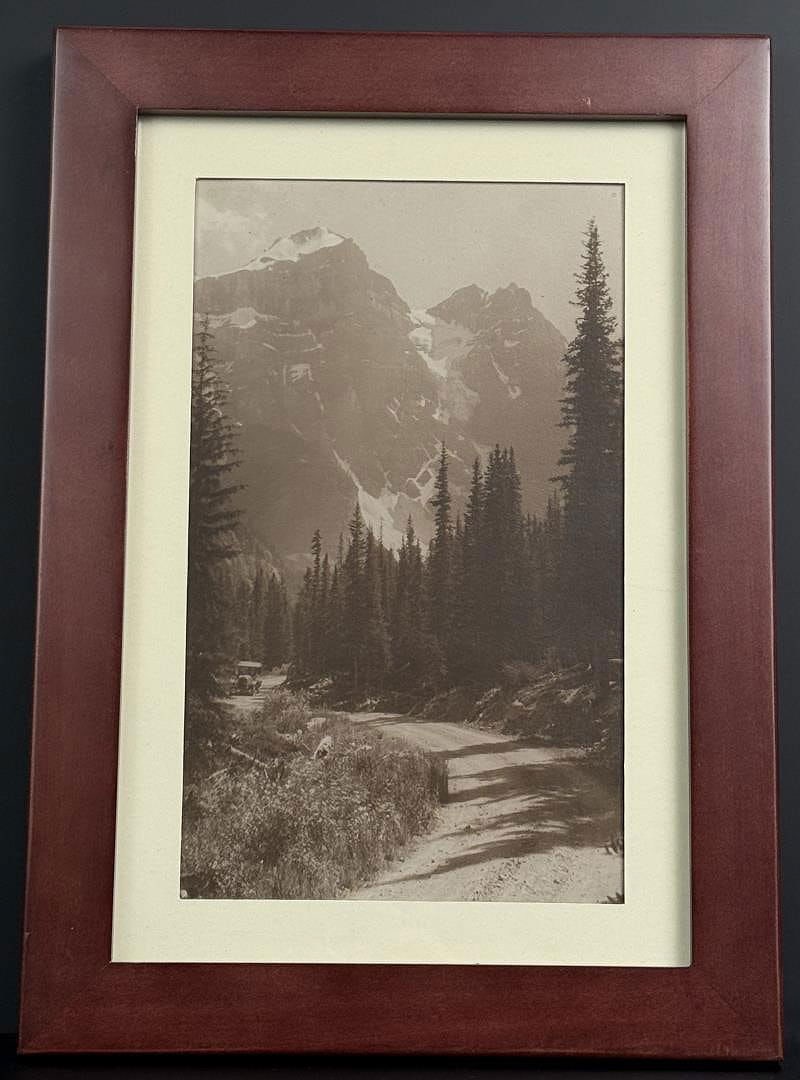 Moraine Lake Banff Canada Photo: 10" by 14" framed.