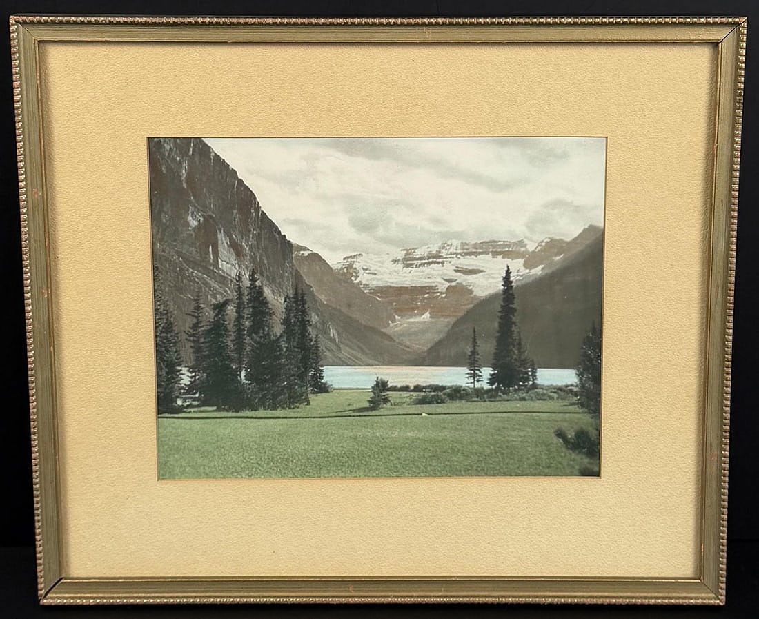 Lake Louise Canada National Park Photo: 12 1/4" by 14 1/4" framed.
