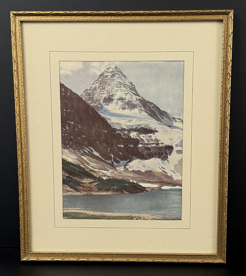Mount Assiniboine Canada Photo: 11 3/4" by 13 3/4" framed.