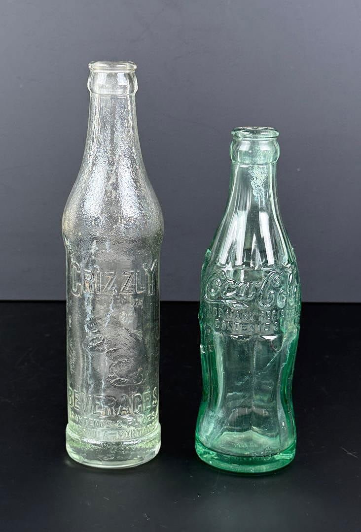 Grizzly Coca Cola Montana Soda Bottles: Decent examples.