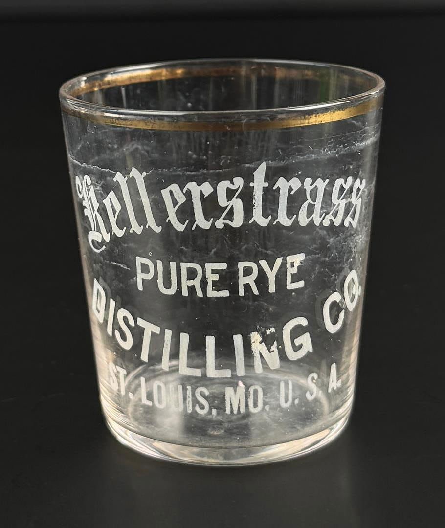 Kellerstrass Distilling Pure Rye Shot Glass: St. Louis Missouri