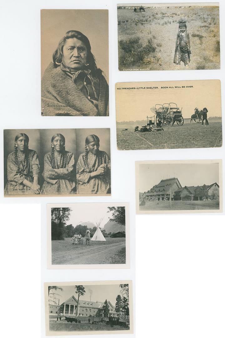 Collection of Indian Postcards and Photos: Some are LA huffman.