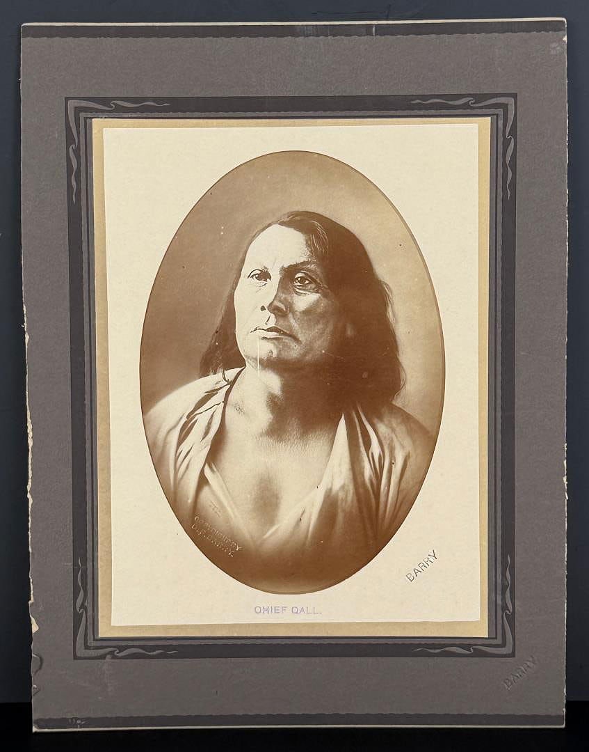 DF Barry Chief Gall Indian Photo: 9" by 11 3/4".