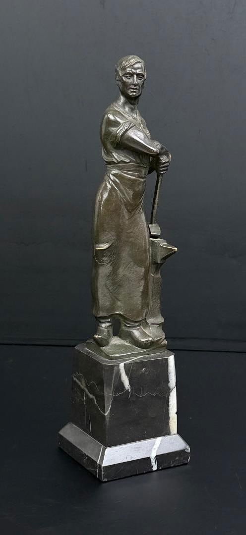 Franz Iffland Blacksmith Bronze