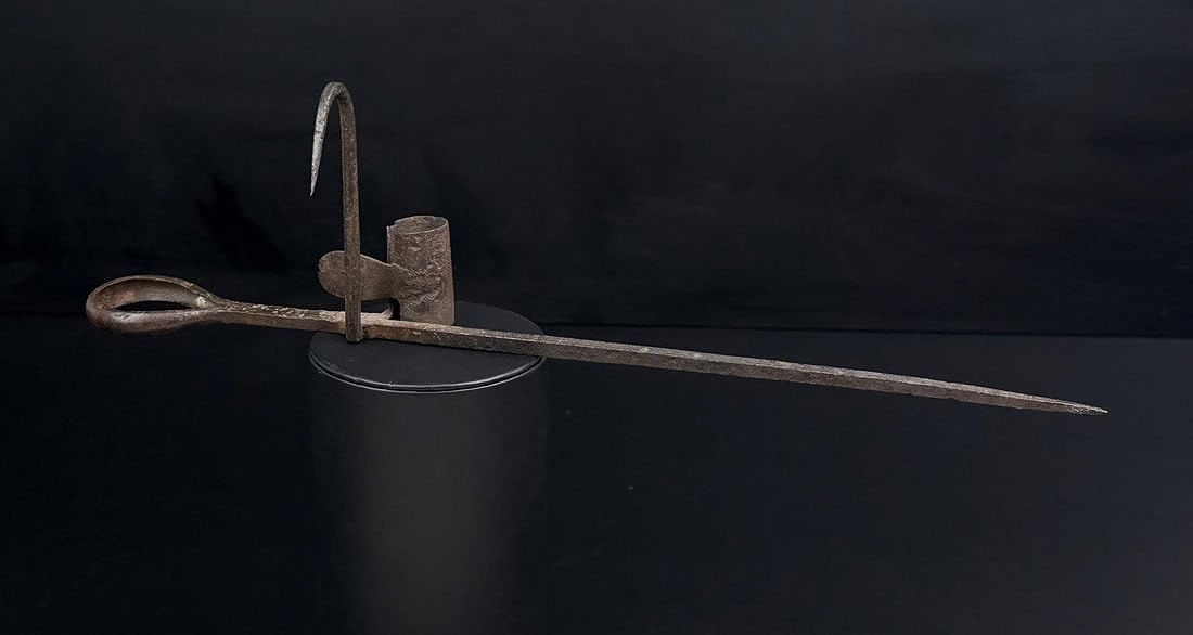 High Graders Butte Montana Miners Candlestick: 14" long.