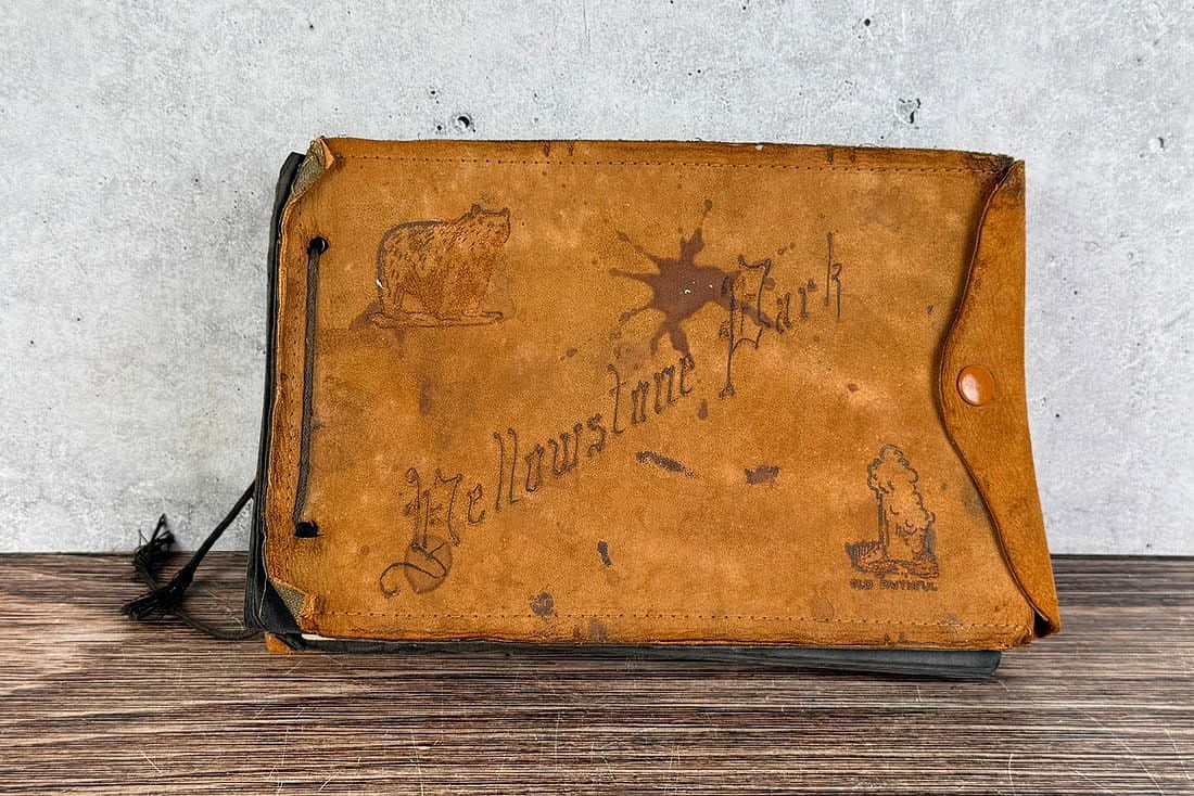 Antique Montana Yellowstone Park Photo Album: 177 total photos. Includes images from Silver Bow county, Yellowstone National Park and life in Montana in the early 1900s.