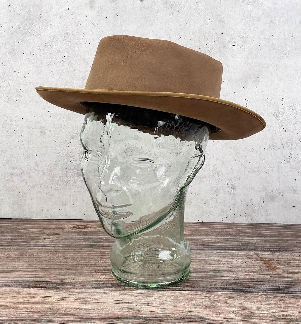 Antique Stetson Style Felt Montana Cowboy Hat: Size 7
