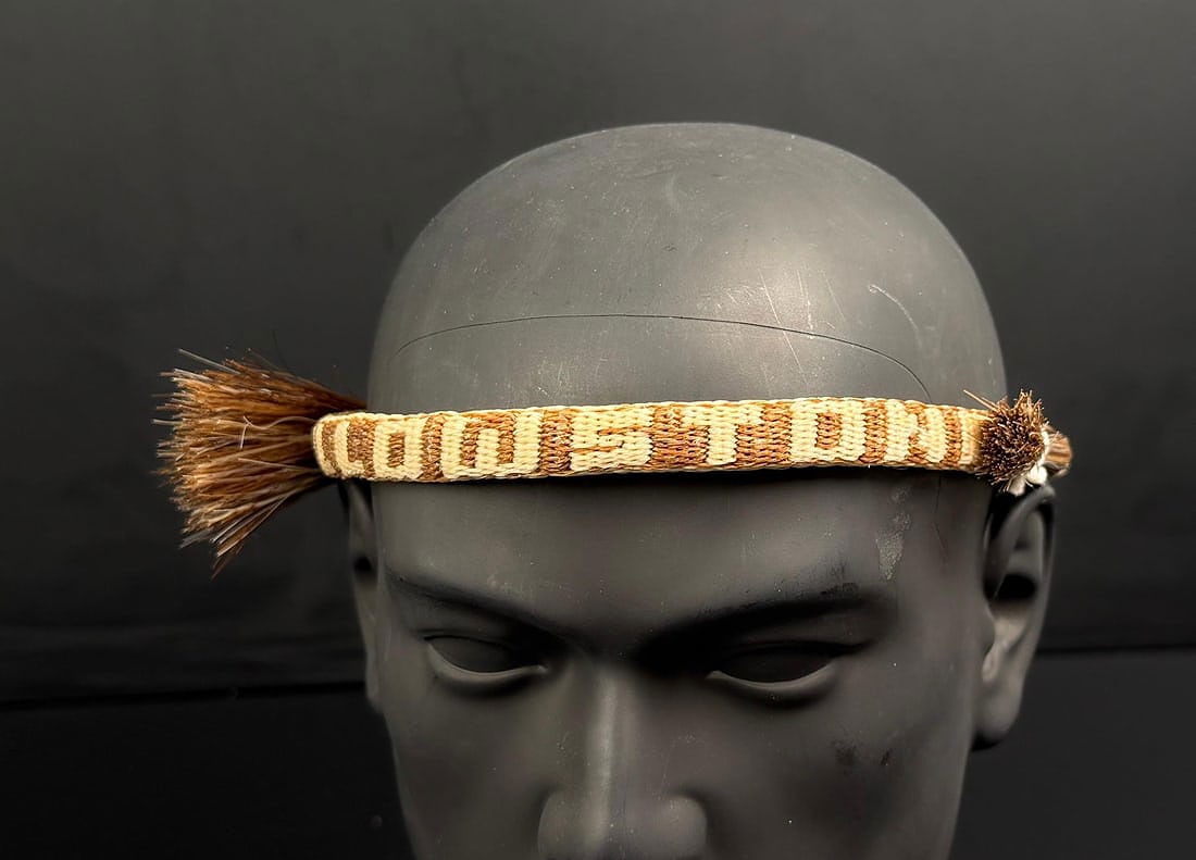 Deer Lodge Prison Montana Horsehair Hat Band: Yellowstone. Adjustable. Made at Deer Lodge Prison in Montana.