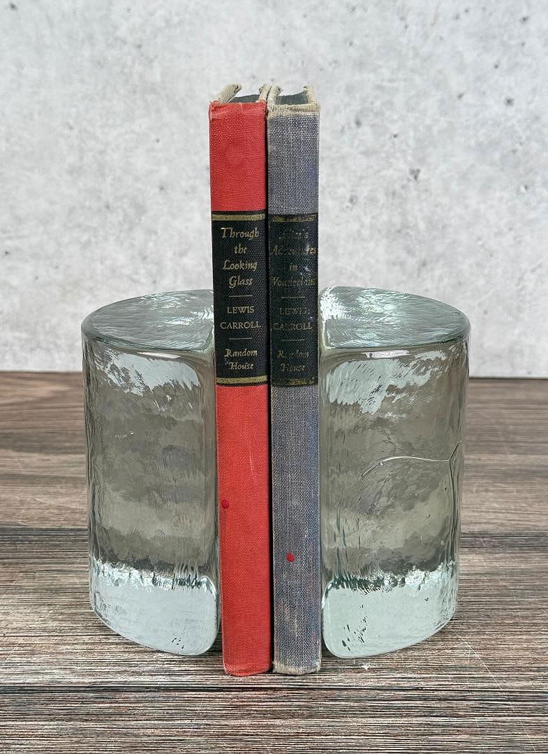 Through the Looking Glass Alice's Adventures: Two book lot including: Through the Looking Glass and Alice's Adventures in Wonderland by Lewis Carroll. Centennial Edition.