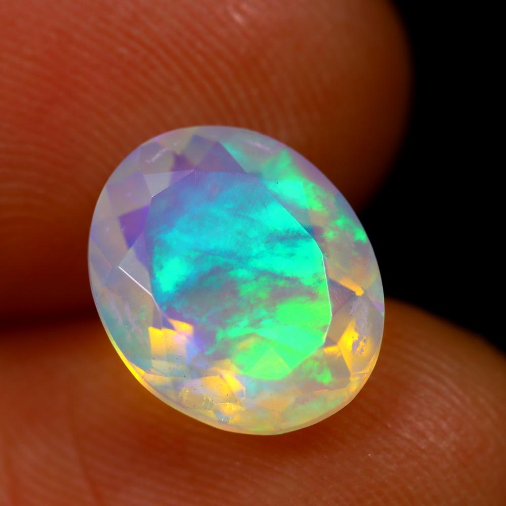 2.13Ct Welo Opal Polished - Ethiopian Opal - Oval Faceted: Ksmith Jewels Global Welcome to our auction house, today auction brought to you by Ksmith Jewels Global based in Penang, Malaysia specialize in all kinds of opal and color gemstone both in manufacturi