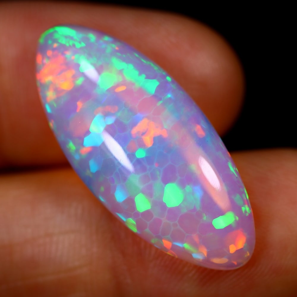 9.00Ct Welo Opal Polished - Ethiopian Opal - Marquise Cabochon: Ksmith Jewels Global Welcome to our auction house, today auction brought to you by Ksmith Jewels Global based in Penang, Malaysia specialize in all kinds of opal and color gemstone both in manufacturi