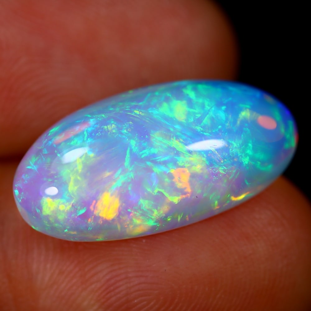 6.66Ct Welo Opal Polished - Ethiopian Opal - Oval Cabochon: Ksmith Jewels Global Welcome to our auction house, today auction brought to you by Ksmith Jewels Global based in Penang, Malaysia specialize in all kinds of opal and color gemstone both in manufacturi