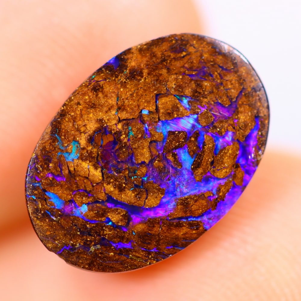 3.26Ct Koroit Boulder Opal Polished - Australian Opal - Oval Cabochon: Ksmith Jewels Global Welcome to our auction house, today auction brought to you by Ksmith Jewels Global based in Penang, Malaysia specialize in all kinds of opal and color gemstone both in manufacturi