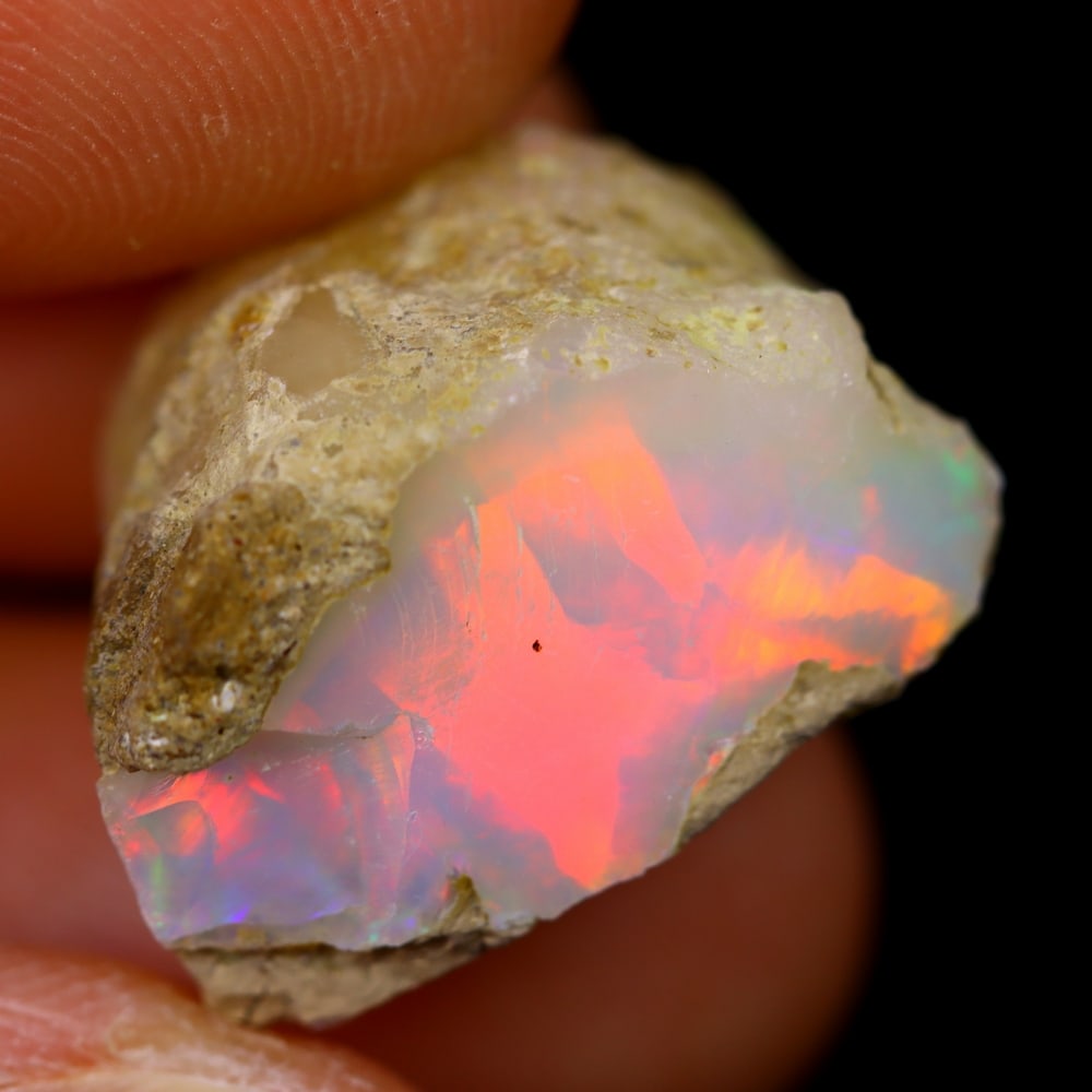 14Ct Rough Opal Specimen - Ethiopian Opal - Mineral Rough: Ksmith Jewels Global Welcome to our auction house, today auction brought to you by Ksmith Jewels Global based in Penang, Malaysia specialize in all kinds of opal and color gemstone both in manufacturi
