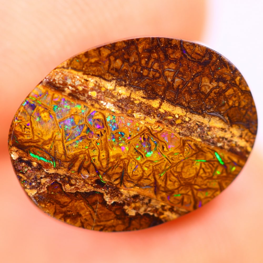 4.91Ct Boulder Opal Polished - Australian Opal - Oval Cabochon: Ksmith Jewels Global Welcome to our auction house, today auction brought to you by Ksmith Jewels Global based in Penang, Malaysia specialize in all kinds of opal and color gemstone both in manufacturi