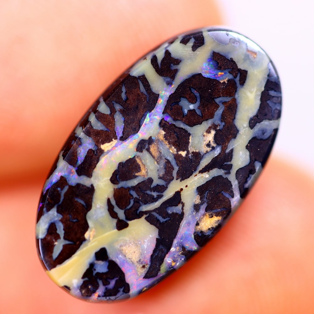 10.16Ct Boulder Opal Polished - Australian Opal - Oval Cabochon: Ksmith Jewels Global Welcome to our auction house, today auction brought to you by Ksmith Jewels Global based in Penang, Malaysia specialize in all kinds of opal and color gemstone both in manufacturi